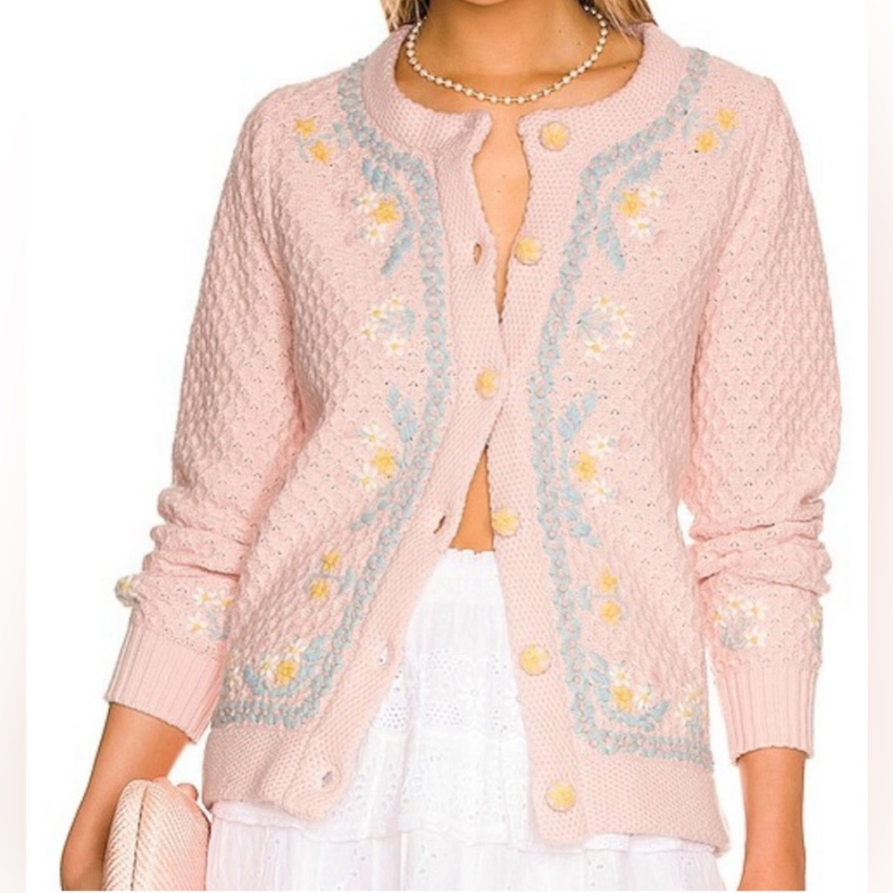 Love Shack Fancy Naj Cardigan - Picture 6 of 6
